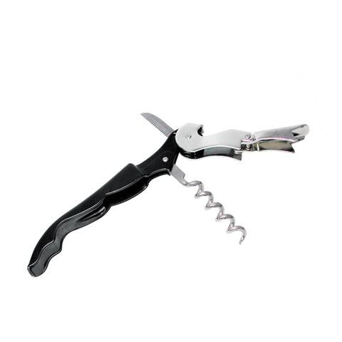 Dvoufázový otvírák na víno černý