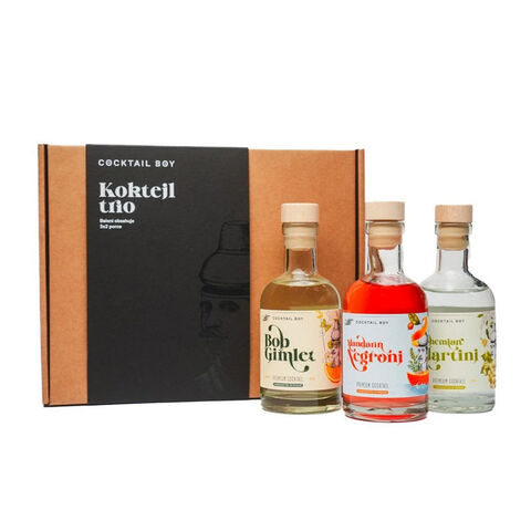 Koktejlové Trio COCKTAIL BOY - 6 porcí