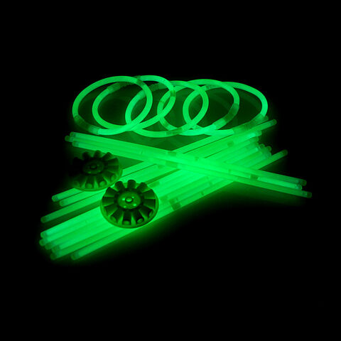 Svítící náramky 100 kusů zelené