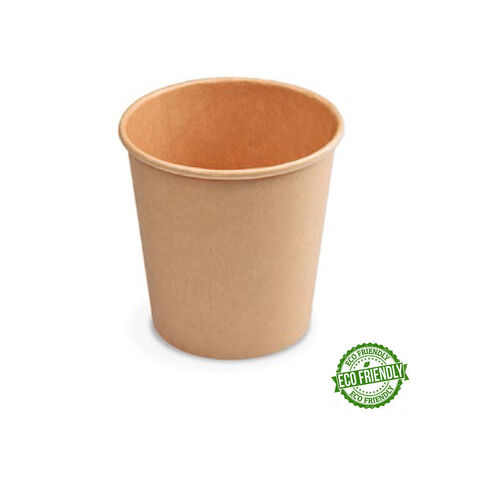 Papírová miska kulatá hnědá 750 ml - 50 ks