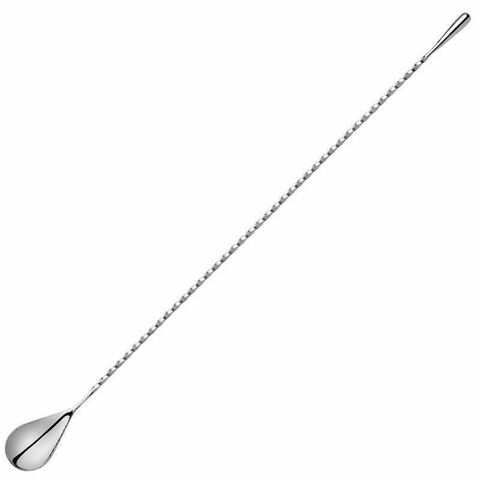 Míchací lžička nerez 40 cm se slzou