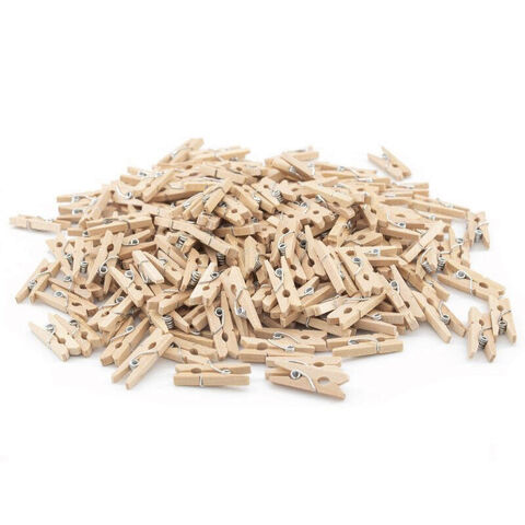 Minikolíčky dřevěné - 200 ks