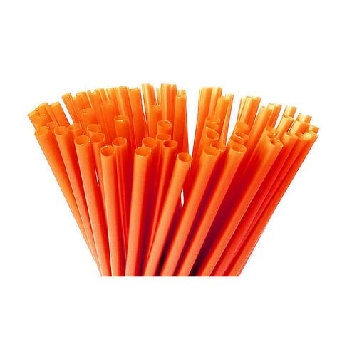 Slámky JUMBO oranžové 25 cm - 150 ks ZNOVU POUŽITELNÉ