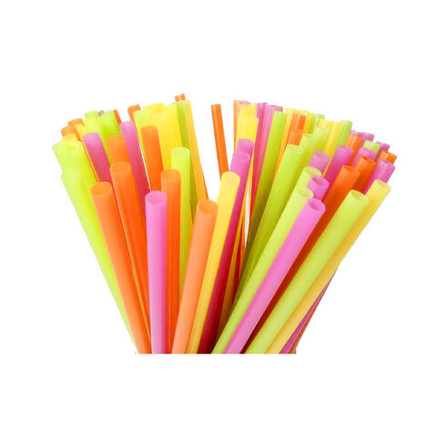 Slámky JUMBO neon mix 25 cm - 150 ks ZNOVU POUŽITELNÉ