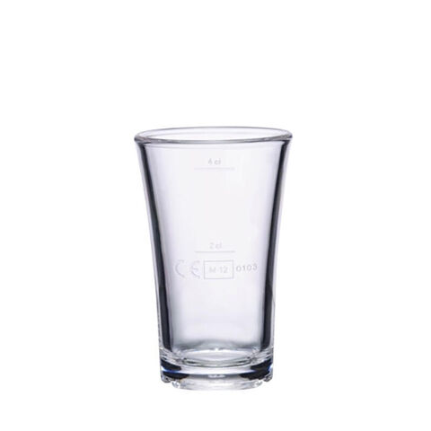 Plastová sklenice panák 20/40 ml s ryskou