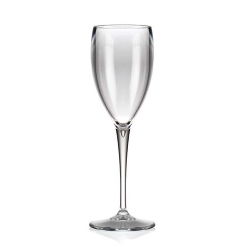 Plastová sklenice na sekt čirá - 170 ml