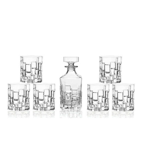 Set RCR CRYSTAL Etna karafa + 6 whisky sklenic