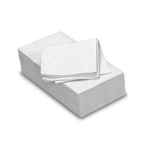 Restaurační ubrousky 33x33 cm BÍLÉ 1/8 - 250 ks