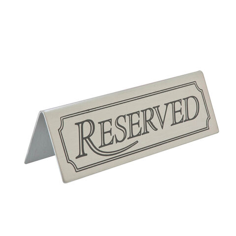 Cedulka na stůl "RESERVED"
