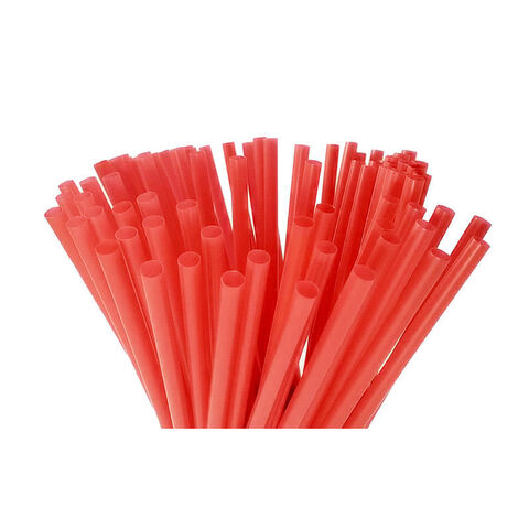 Slámky JUMBO červené 25 cm - 150 ks ZNOVU POUŽITELNÉ