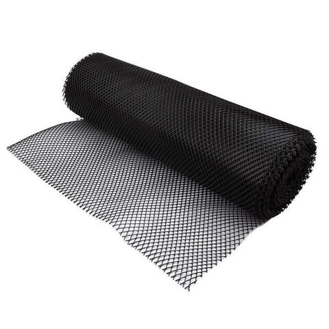 Podložka pod sklo mřížka 61 x 200 cm černá